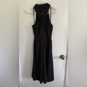 Cross front sleeveless dress